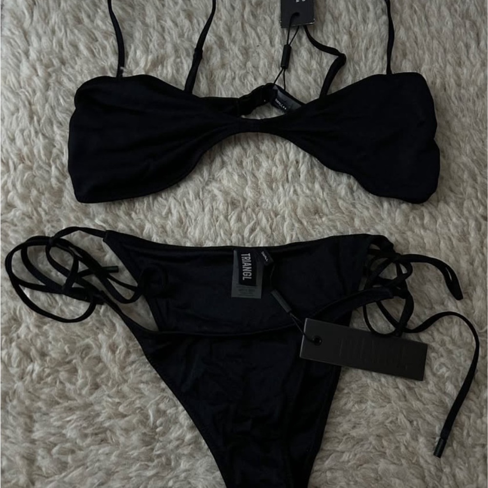 Triangl Swimwear Black Bikini Set